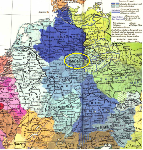 Borders German Reich 1000 AD